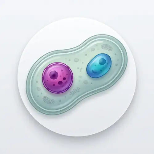 Heterokaryotic Fragment Icon | 3D Cellular Structure