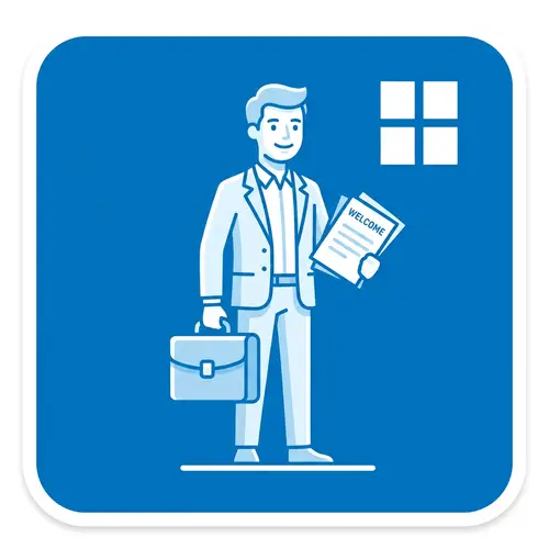 Newly Hired Employee SharePoint Icon - Fresh Career Symbol