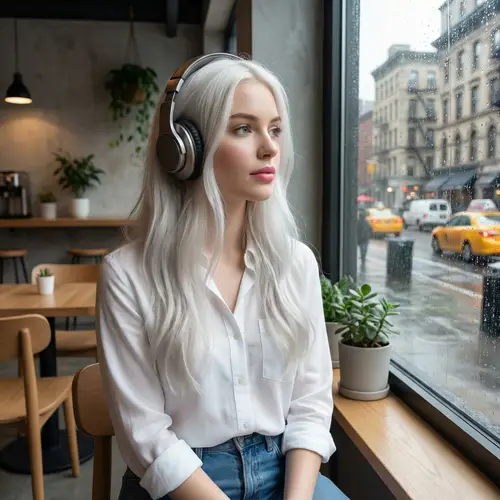 Hyper-Realistic Image of a Young Caucasian Girl