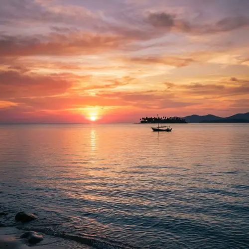 Calm Sunset Sea Views