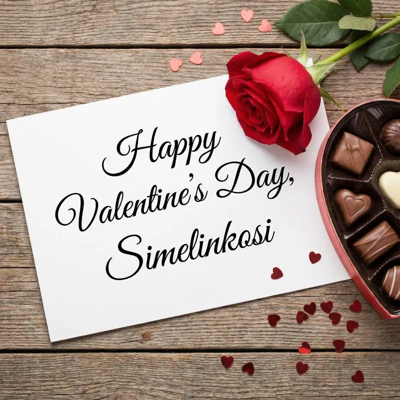 Valentines Day Message for Simelinkosi