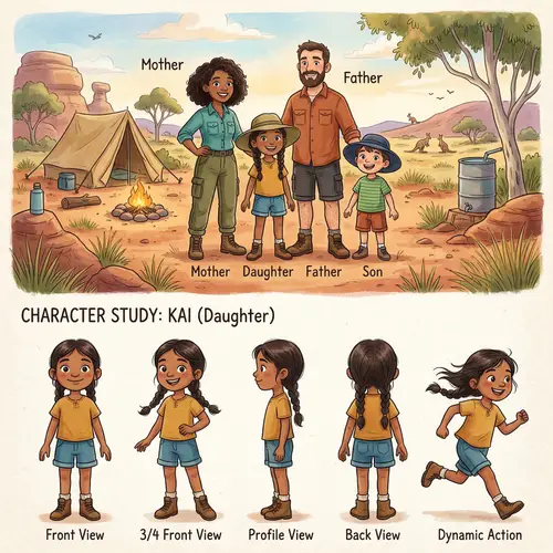 Vibrant Children's Book Character Transformations