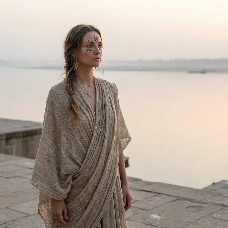 Aesthetic Woman Displaying Enhanced Perception