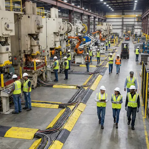 Cable Ramps in Industrial Manufacturing Facilities