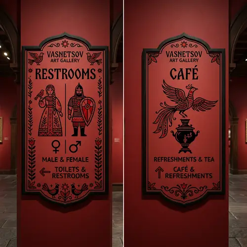 Minimalist Entrance Design for Vasnetsov Art Gallery