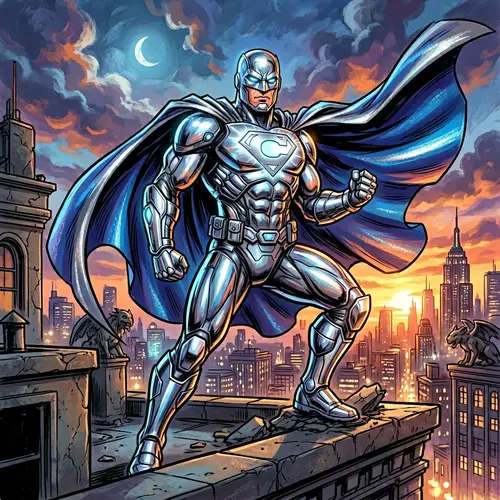 Silver Crusader: Epic Comic Book Hero
