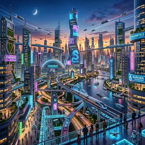 Explore the Futuristic City: A Vision of Tomorrow