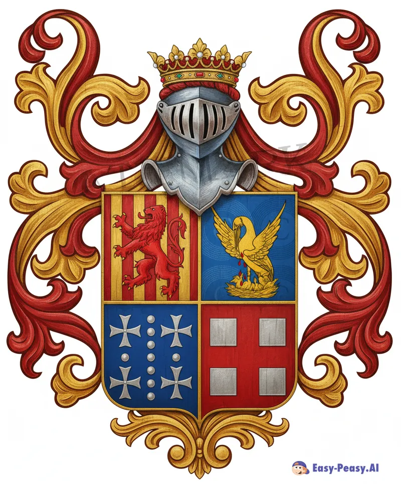 Exquisite Family Coat of Arms Design Exquisite Family Coat of Arms Design