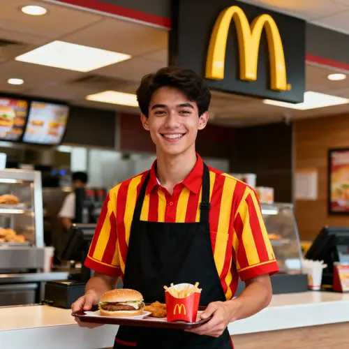 Transform Him into a McDonald's Worker