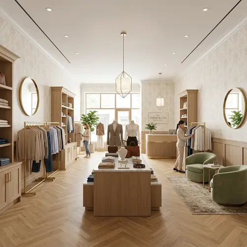 Classic Style Clothing Store with Modern Touch