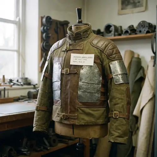 Early 20th Century Military Protective Jacket Prototype