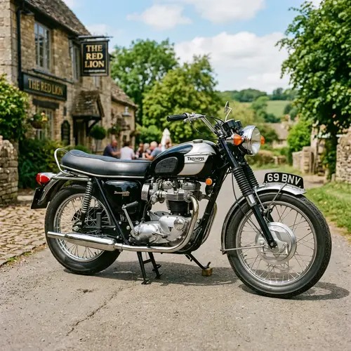 1969 Triumph Bonneville T120R Motorcycle | Sleek British Design