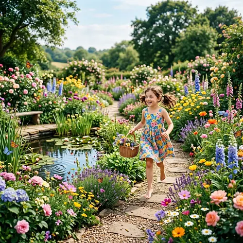 Colorful Garden Wonders with Mina