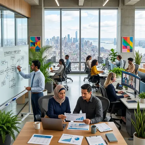 Globalized & Inclusive Corporate Culture | Modern Office Aesthetics