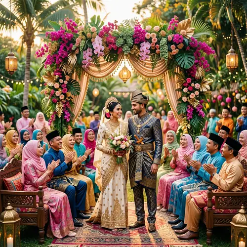Beautiful Malay Muslim Wedding Ceremony Capture