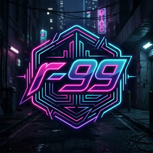 Sleek & Futuristic Logo Design for R-99 Underground Party Events Series