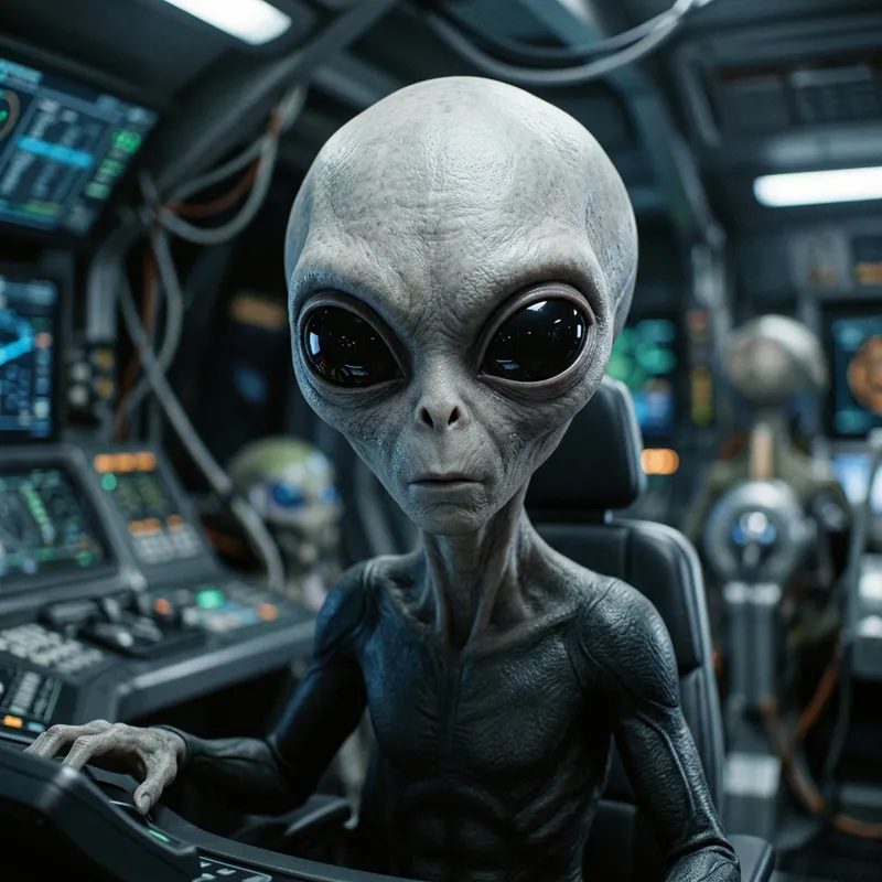 Realistic Gray Alien Imagery and Insights