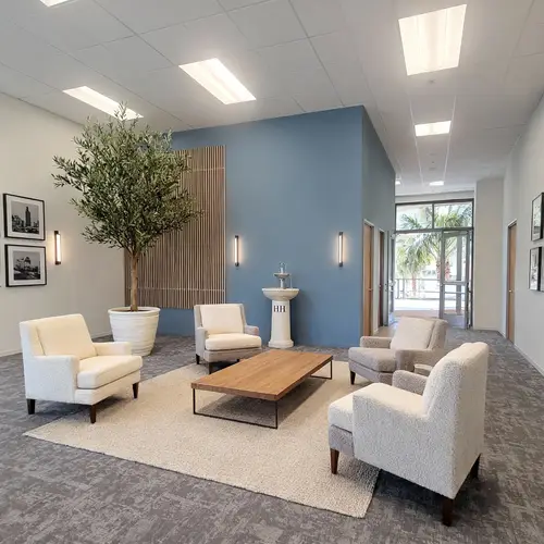 Restoration Hardware-Inspired Office Lobby Redesign