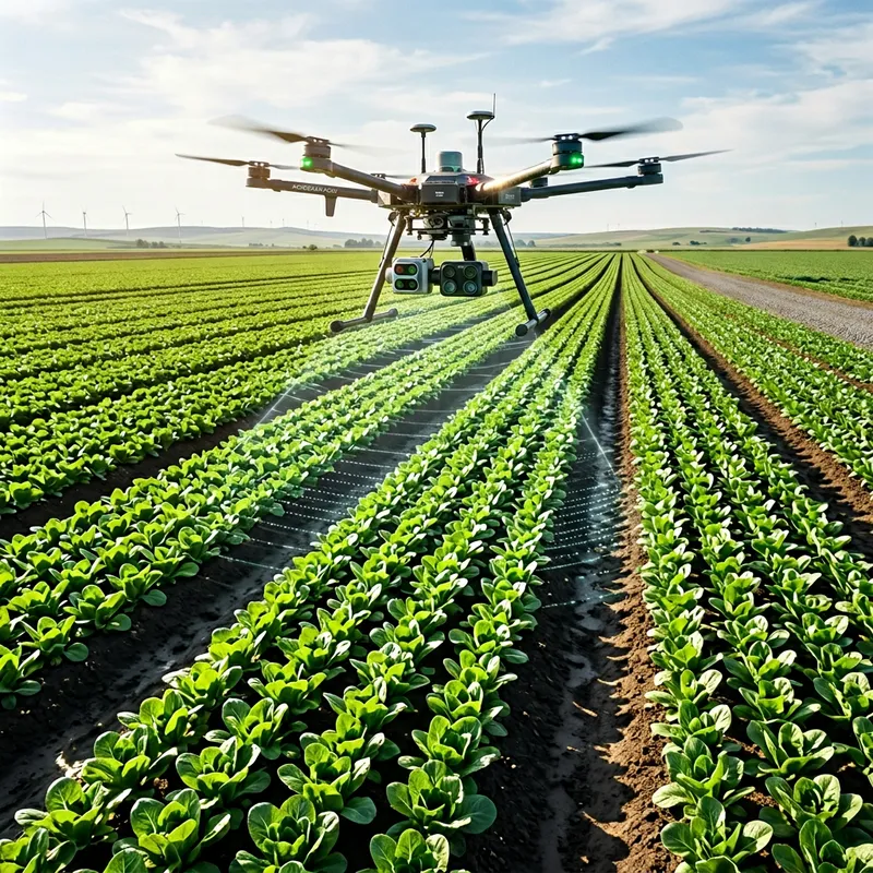 Smart Agriculture: Drones Monitoring Crops Efficiently