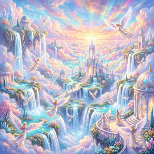 Magical Place: Home of Angels and Bright Colors