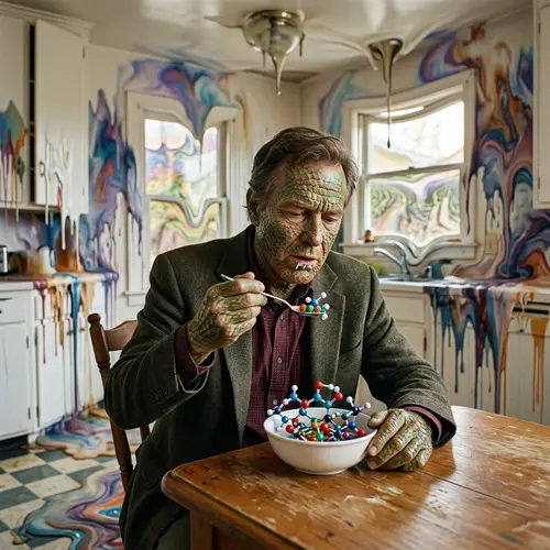 Trump's Surreal Kitchen: Eating DMT in a Melting World