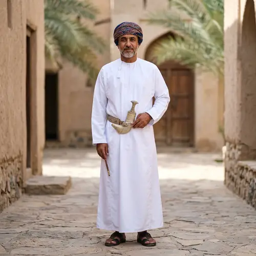 Omani Man in Traditional Attire Portrait