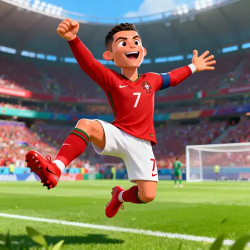Ronaldo Cartoon Animation - Fun and Creative Art