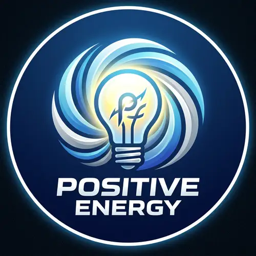 PositiveEnergy YouTube Channel Logo | Modern & Inspirational Design