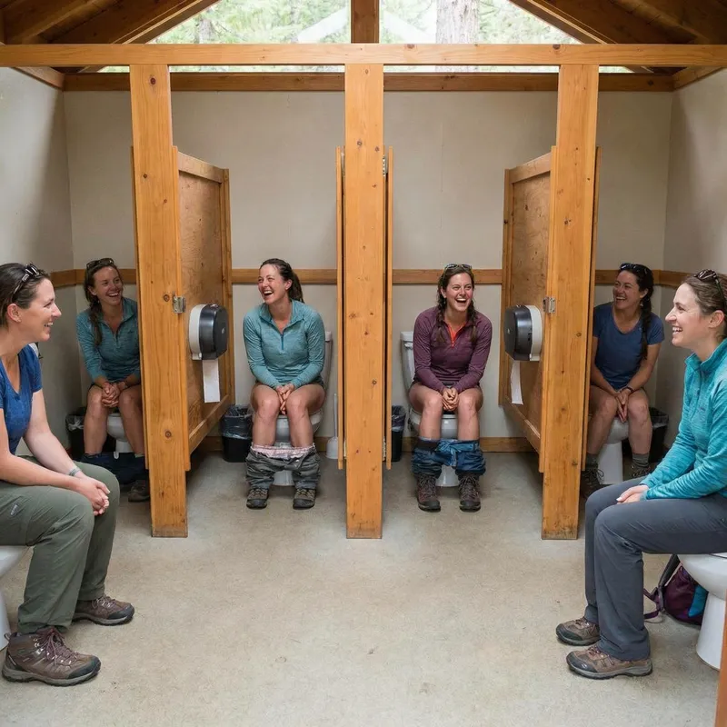 Women Pooping Together: A Social Experience