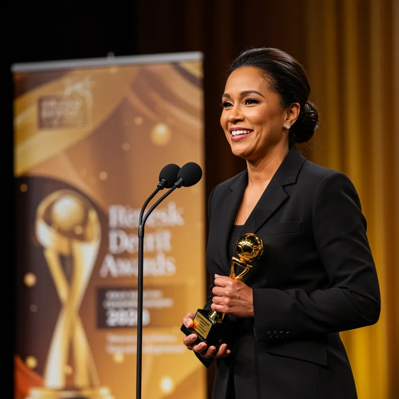 Person Announcing a Winner - Exciting Reveal