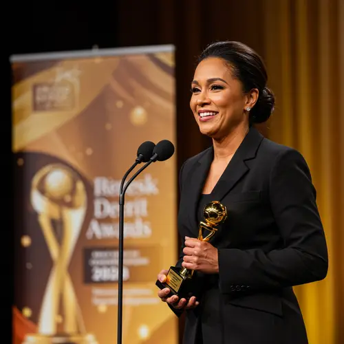 Person Announcing a Winner - Exciting Reveal