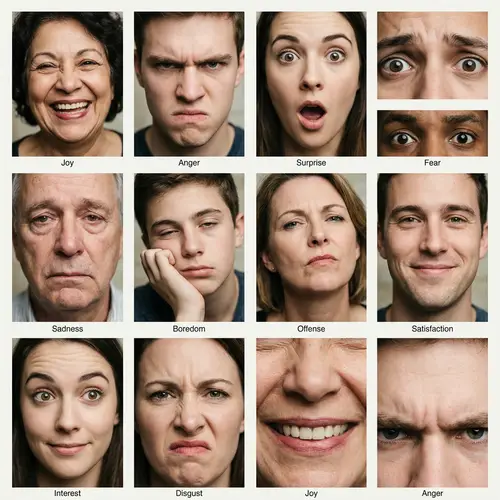 Facial Expressions: Joy, Anger, Surprise & More