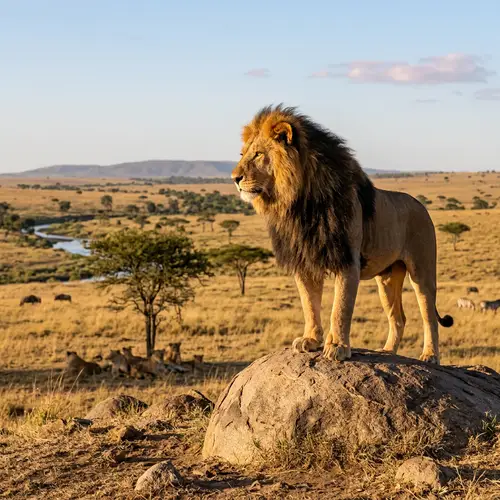 Majestic Lion: The King of the Jungle