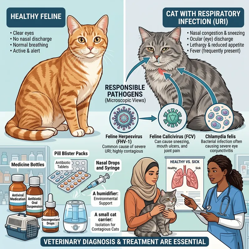Feline Respiratory Infections: Cats' Susceptibility & Treatment