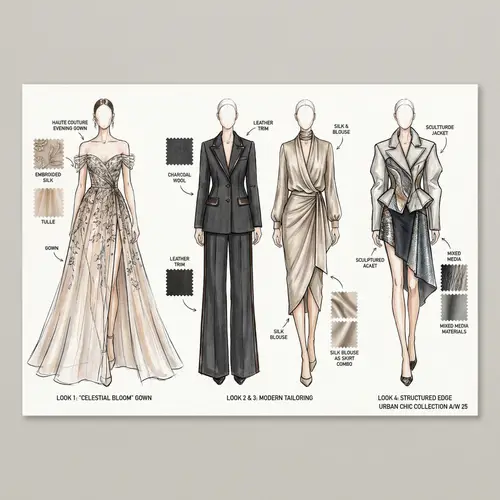 Fashion Design Illustrations: Haute Couture & Ready-to-Wear