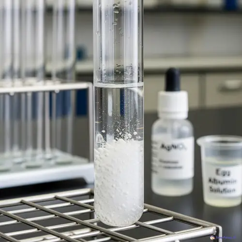 Egg Albumin and AgNO₃ Reaction Explained