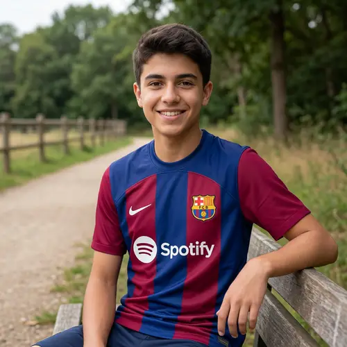 Edit Photo with FC Barcelona Jersey Replacement