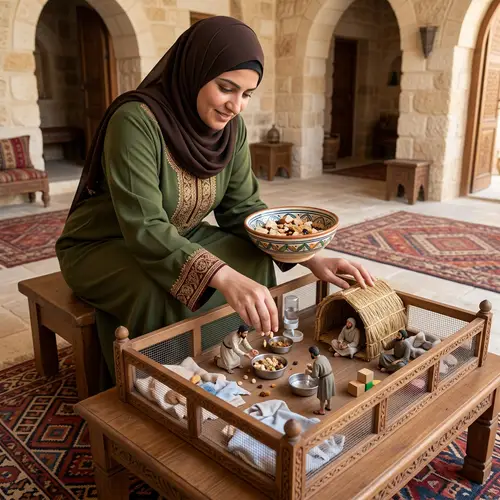 Middle-Eastern Giantess Treating Humans as Pets