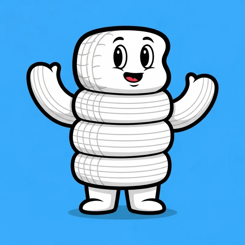 2D Characters Inspired by Michelin Tires