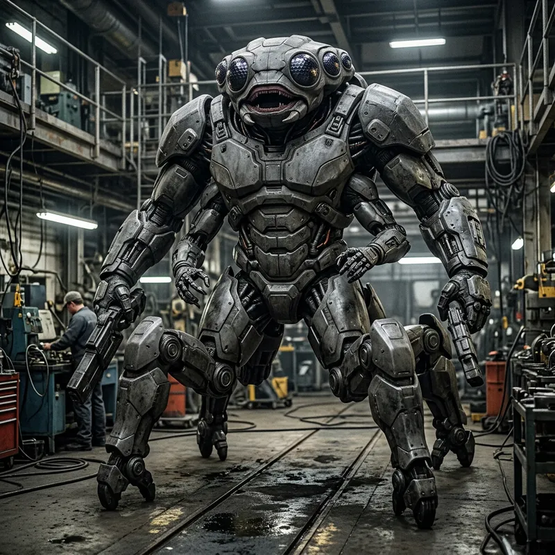 Discover the Mighty Armaturax: A Gigantic Exoskeleton Beast