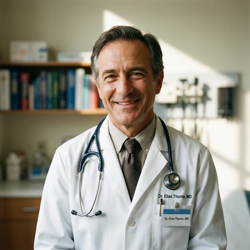 Trusted Doctor Headshot in White Coat