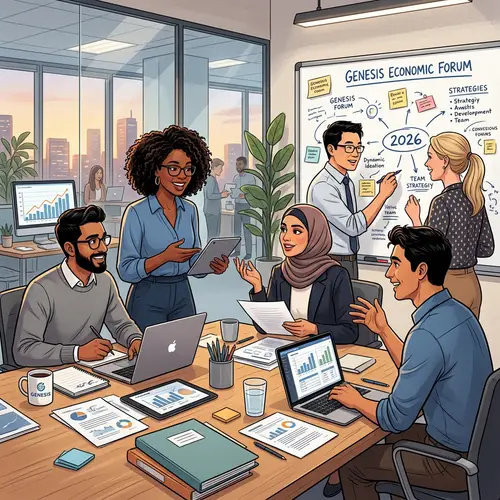 Diverse Team Collaboration in Office Setting