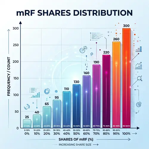 mRF Share Size Histogram Visualized