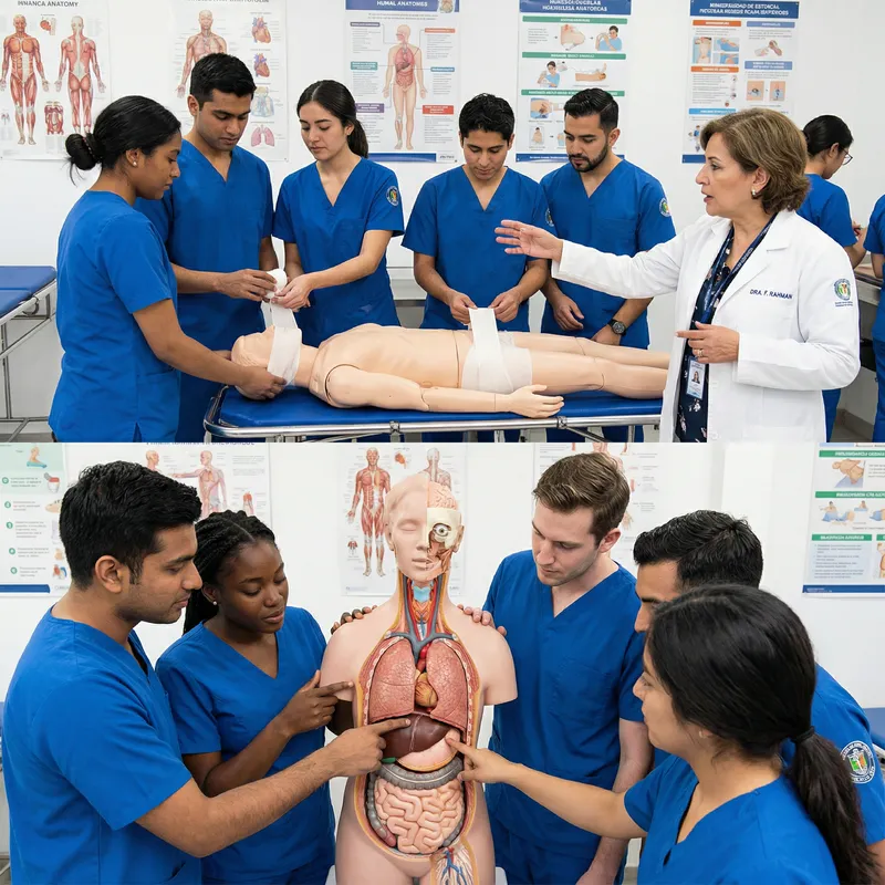 Nursing Class in Mexico | Diverse Healthcare Learning Environment
