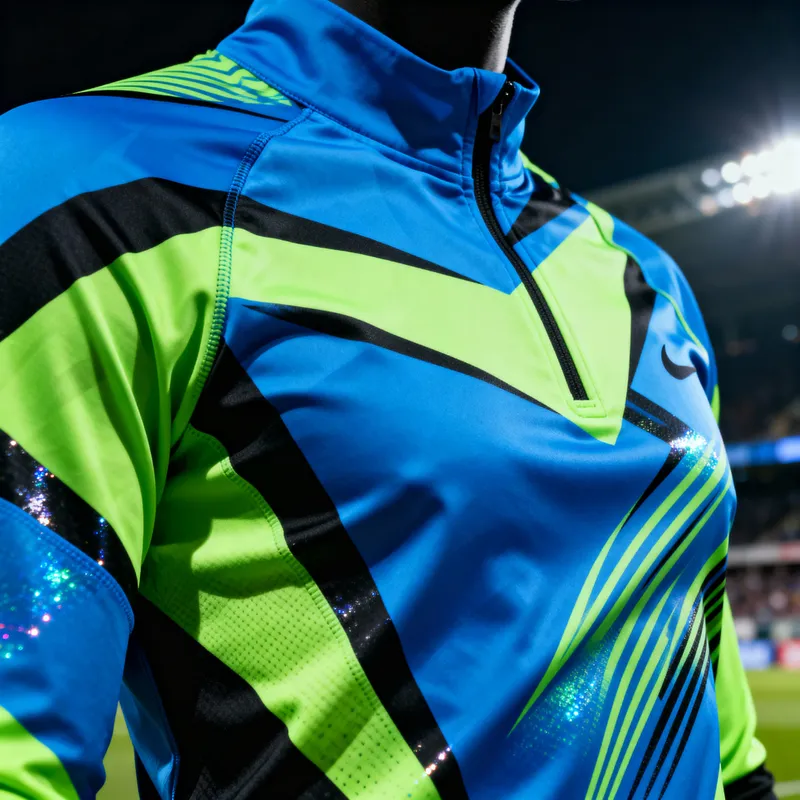 Dynamic Goalkeeper Jersey Design with Bold Patterns Dynamic Goalkeeper Jersey Design with Bold Patterns