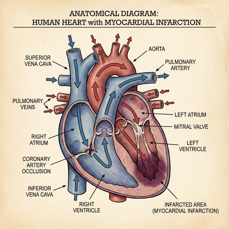 Myocardial Infarction: Heart Anatomy Explained