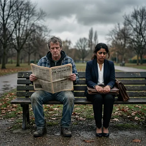 Powerful Imagery of Unemployment: Desolation and Despair