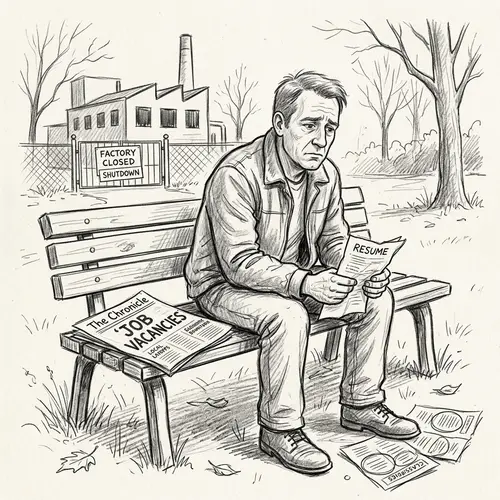 Unemployment: Visual Narrative of Struggle and Hope