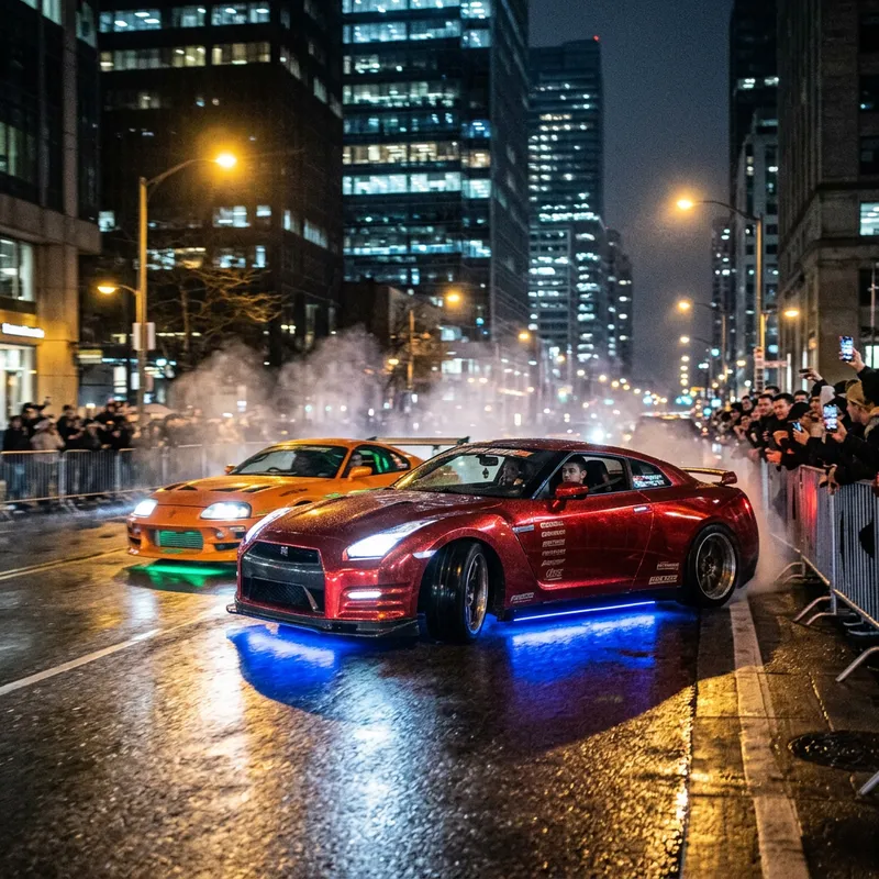 Night Street Racing with Neon Cars | Need for Speed No Limits