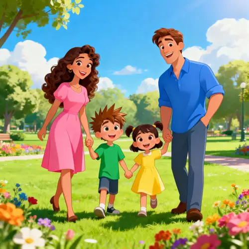 Disney Family Cartoon Picture